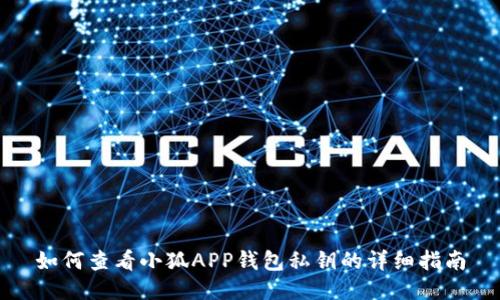 如何查看小狐APP钱包私钥的详细指南