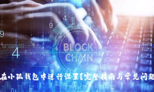 如何在小狐钱包中进行设置？完整指南与常见问题解答