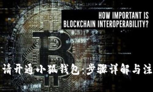如何申请开通小狐钱包：步骤详解与注意事项